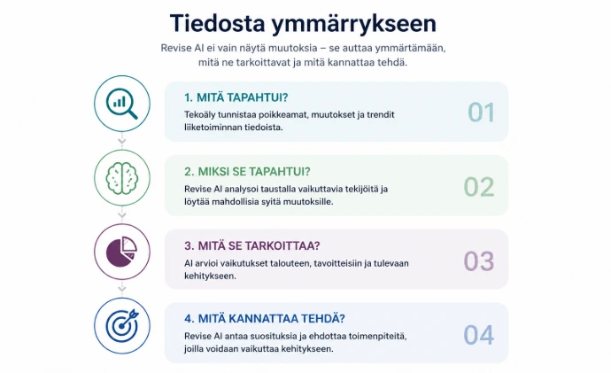 Revise AI liiketoiminnan analysointi