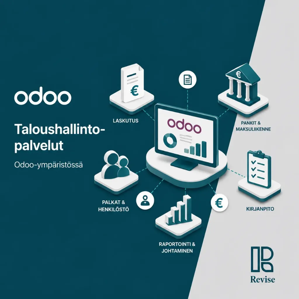 Taloushallitopalvelut Odoo ympäristössä